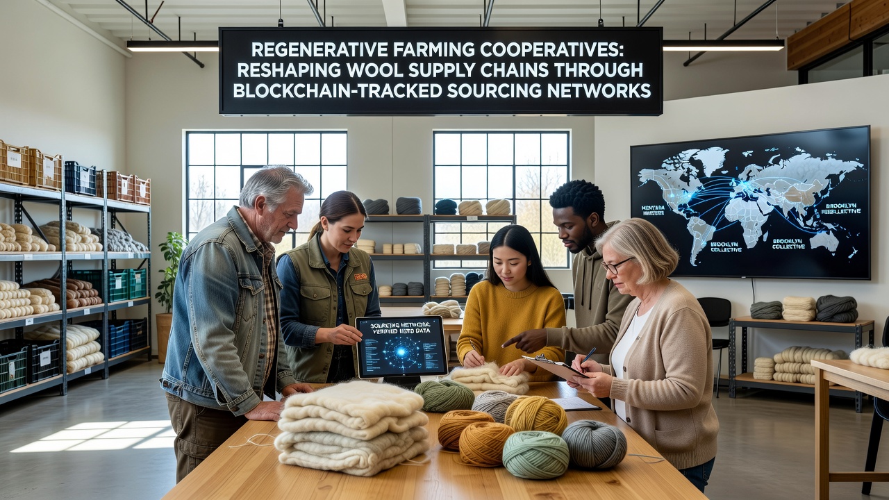 Blockchain Platforms Link Regenerative Wool Cooperatives to Urban Fiber Networks